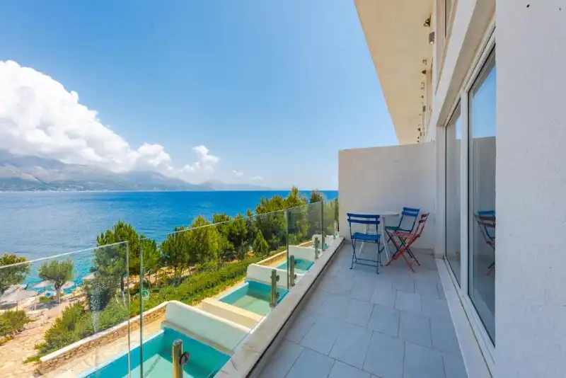 Two-Bedroom Apartment with Balcony and Sea View