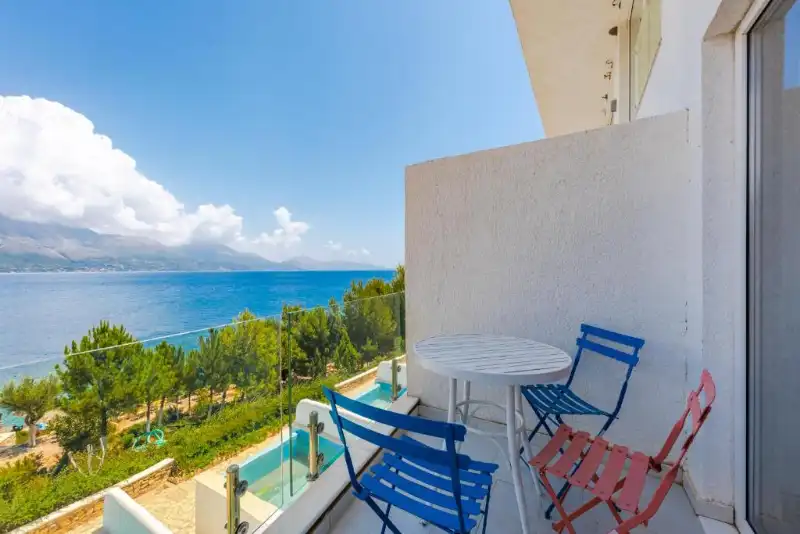 Two-Bedroom Apartment with Balcony and Sea View